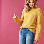 Casual Eyelet Sweater Knitting Pattern