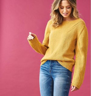 Casual Eyelet Sweater