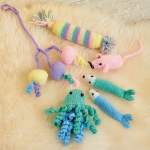 Knitted Cat Toy Pattern Bundle Knitting Pattern