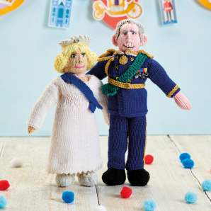 Knitted King Charles and Queen Camilla Knitting Pattern