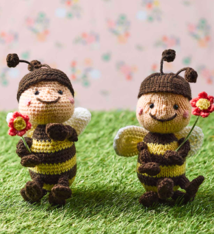 Bumble Bee Character | Crochet Pattern Knitting Pattern