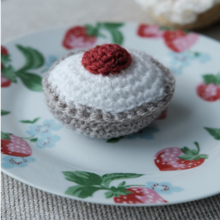 Cherry Cake Crochet Pattern | A Little Bit Crafty crochet Pattern