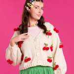 Cherry Cardigan Knit and Crochet Pattern Knitting Pattern