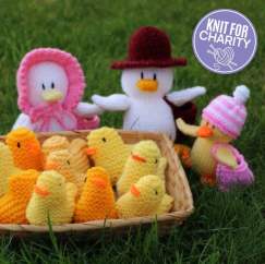 Knitted Chicks Pattern | Arthur Rank Hospice Charity Knitting Pattern