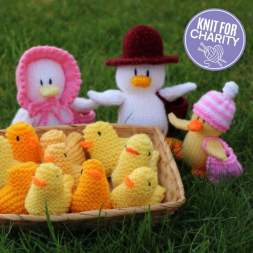 Knitted Chicks Pattern | Arthur Rank Hospice Charity Knitting Pattern