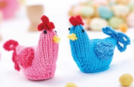 Chicken Chocolate Egg Cosies Knitting Pattern