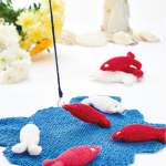 Children’s Fishing Game Toy Pattern Knitting Pattern