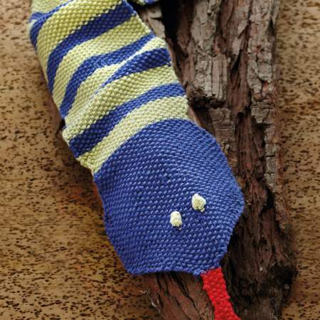 Child’s Snake Scarf Knitting Pattern