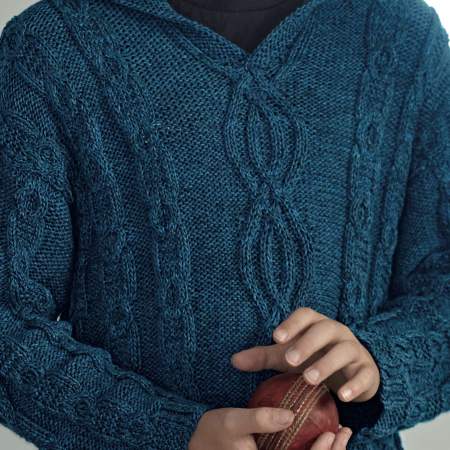 Child’s Summer Hoodie Knitting Pattern