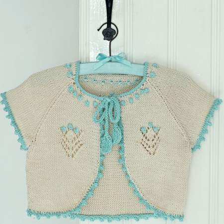 Child’s Summer Bolero | Knitting Patterns | Let's Knit Magazine