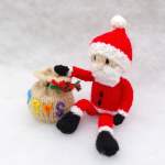 Santa on Chimney Chocolate Orange Box Cover Pattern Knitting Pattern