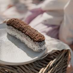 Chocolate Eclair Crochet Pattern | A Little Bit Crafty Knitting Pattern