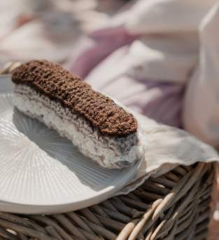 Chocolate Eclair Crochet Pattern | A Little Bit Crafty Knitting Pattern