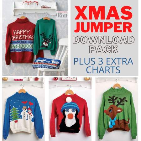 Christmas Jumpers Download Pack Knitting Pattern