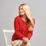 Christmas Red Cardigan Knitting Pattern