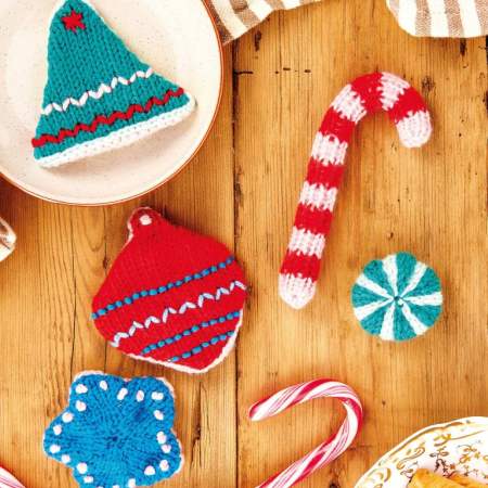 Christmas Biscuits & Sweets Knitting Pattern
