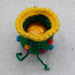 Christmas Chocolate Orange Sacks - Snowman, Robin, Tree Knitting Pattern