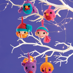 Christmas Character Bauble Set Crochet Pattern Crochet Pattern