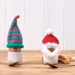 Christmas Egg Cosies Knitting Pattern