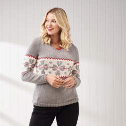 Christmas Fair Isle Jumper Knitting Pattern