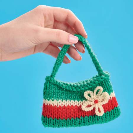Christmas Gift Bags Knitting Pattern