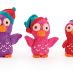 Christmas Owl Family Knitting Pattern Knitting Pattern