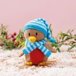 Knitted Robin Chocolate Orange Cover Knitting Pattern