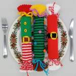 Christmas Cracker Sweet Tube Cover Knitting Patterns Knitting Pattern