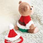 Christmas Teddy Bear Knitting Pattern