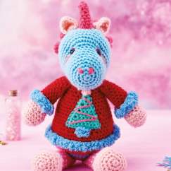 Christmas Unicorn Crochet Pattern