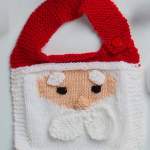 Santa and Elf Baby Bibs | Christmas Gift Knitting Pattern Knitting Pattern