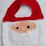 Santa and Elf Baby Bibs | Christmas Gift Knitting Pattern Knitting Pattern