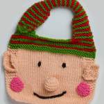 Santa and Elf Baby Bibs | Christmas Gift Knitting Pattern Knitting Pattern