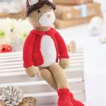 Christmas cuddly toy set Knitting Pattern