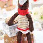 Christmas cuddly toy set Knitting Pattern