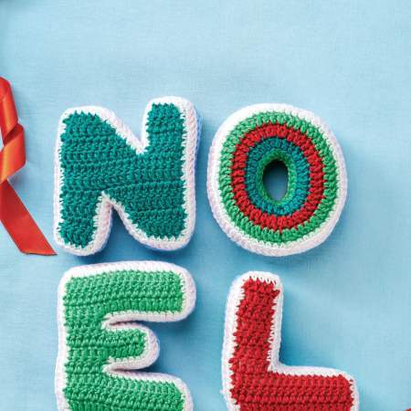 Crochet Christmas Letters crochet Pattern