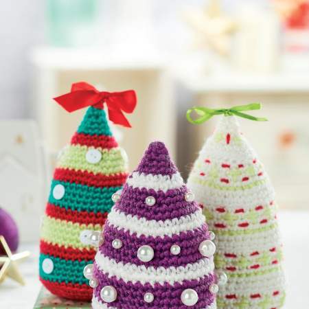 Crochet Christmas Trees crochet Pattern