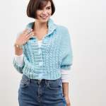 Chunky Cape Style Cardigan Knitting Pattern