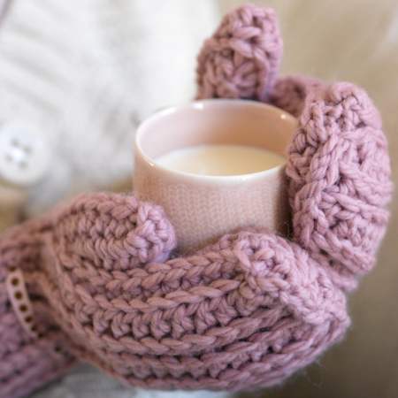 Chunky Crochet Mittens Knitting Pattern
