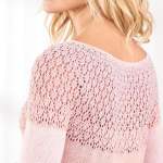 Yarn Cake Lace Yoke Top Knitting Pattern