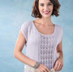 Cold shoulder top Knitting Pattern