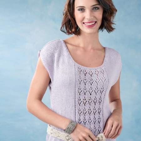 Cold shoulder top Knitting Pattern
