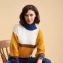 Colour block sweater