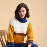 Colour block sweater