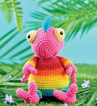 Amigurumi Chameleon Toy Crochet Pattern Knitting Pattern