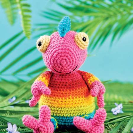 Colourful Chameleon crochet Pattern