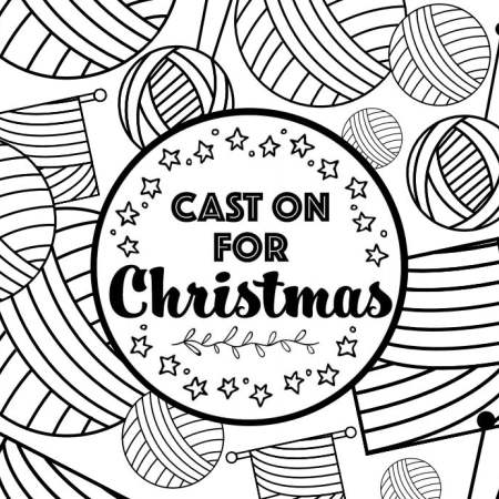 Cast On For Christmas: Knitting Colouring Download Knitting Pattern