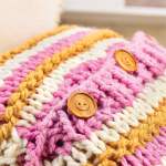 Slip Stitch Colourwork Cushion Knitting Pattern Knitting Pattern