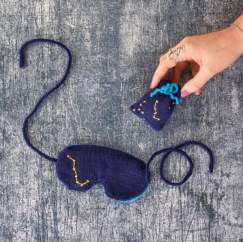 Constellation Eye Mask & Lavender Bag Knitting Pattern