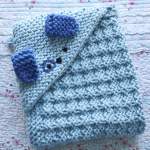 Puppy Snuggle Blanket Knitting Pattern